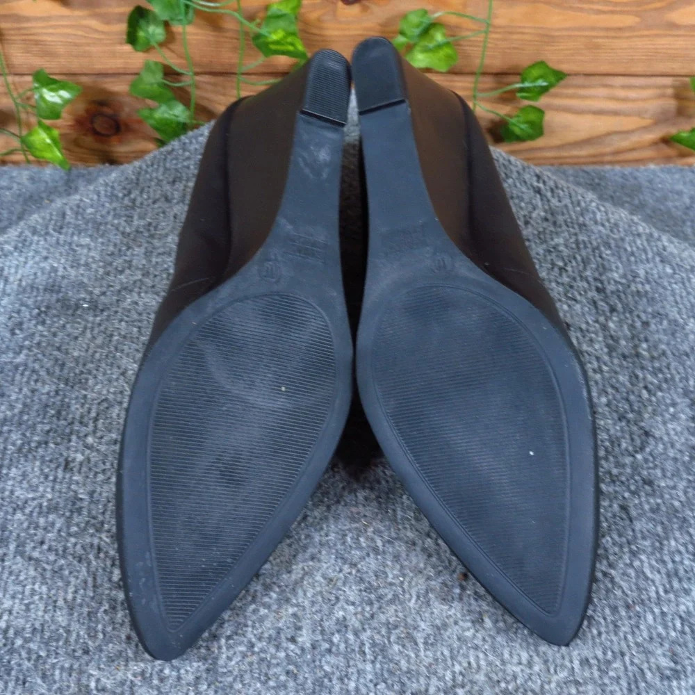 Simply Styled Stanzie Women Wedge Pump Size 10 Dress Office Professional Black